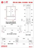 HỆ THC XF S93 CỬA ĐI LÙA