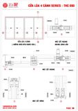 HỆ THC XF S93 CỬA ĐI LÙA