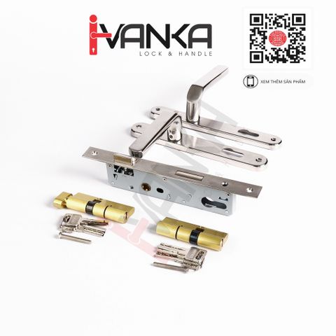 BỘ KHÓA CỬA ĐI IVANKA INOX 304