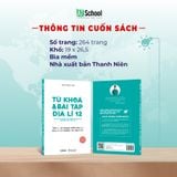  (TẬP 1) TỪ KHÓA VÀ BÀI TẬP ĐỊA LÍ 12 ÔN THI TỐT NGHIỆP THPT, ĐGNL THEO CHƯƠNG TRÌNH GDPT MỚI 