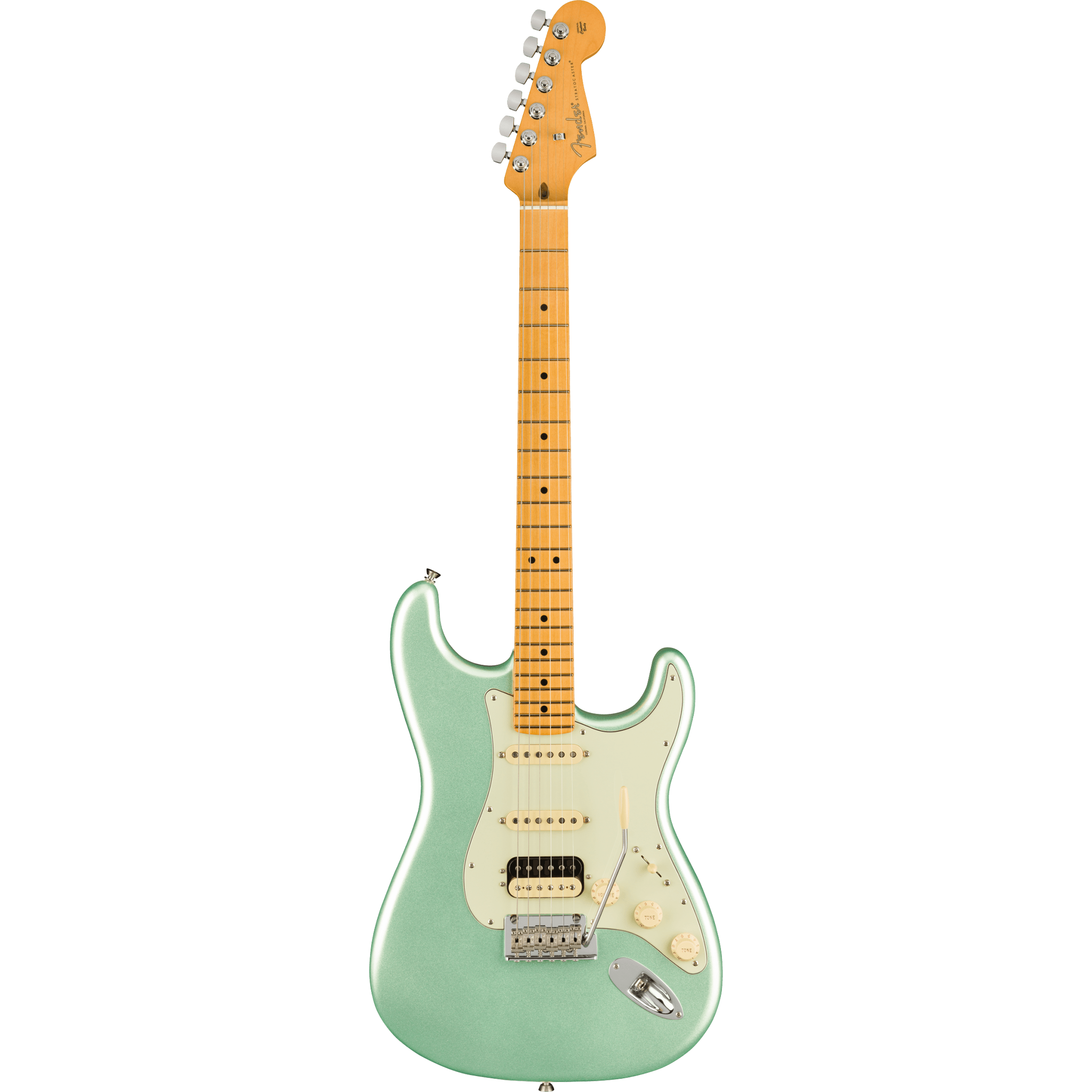  FENDER AMERICAN PROFESSIONAL II STRAT HSS MAPLE MYSTIC SURF GREEN #0113912718