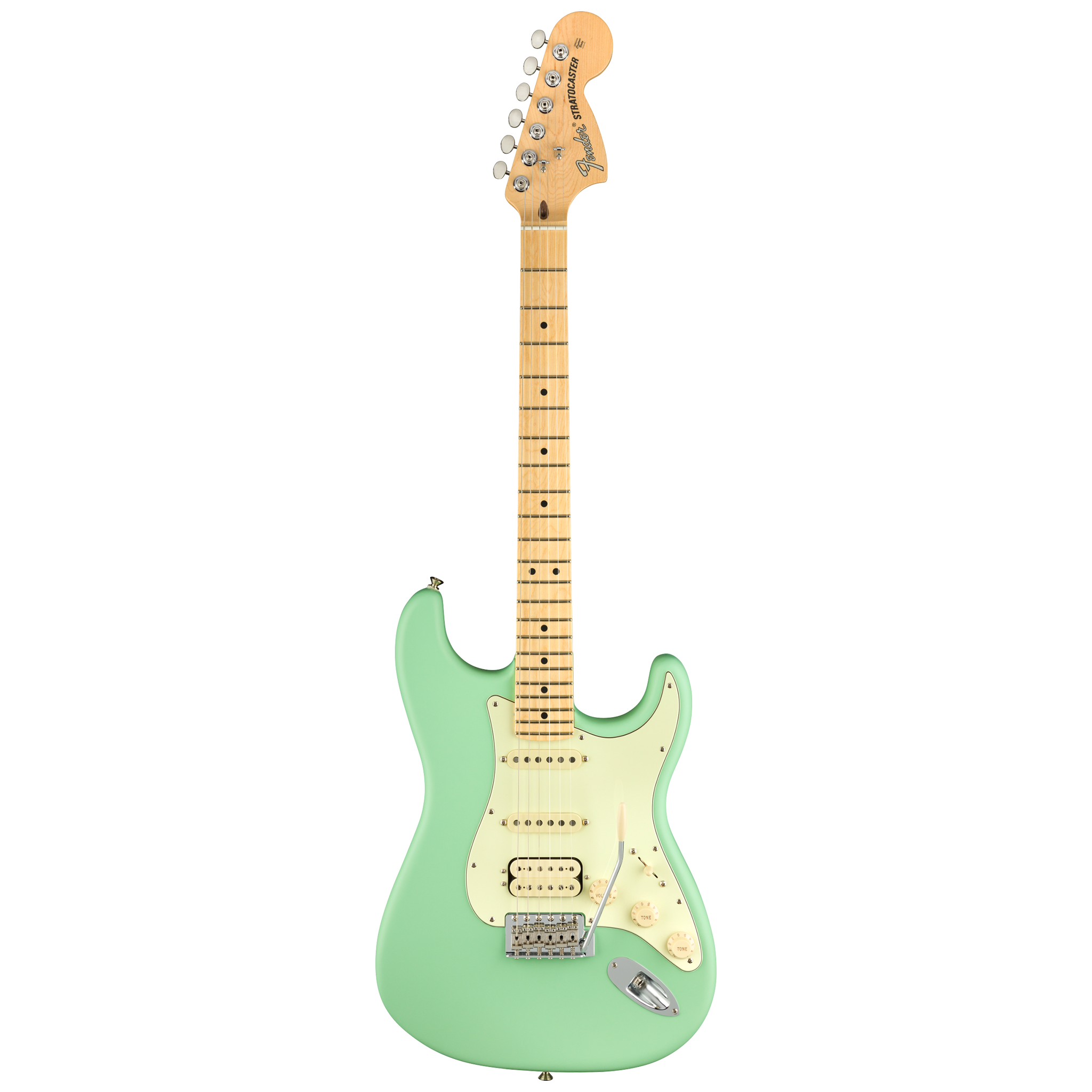  FENDER AMERICAN PERFORMER STRAT HSS MAPLE SATIN SURF GREEN #0114922357
