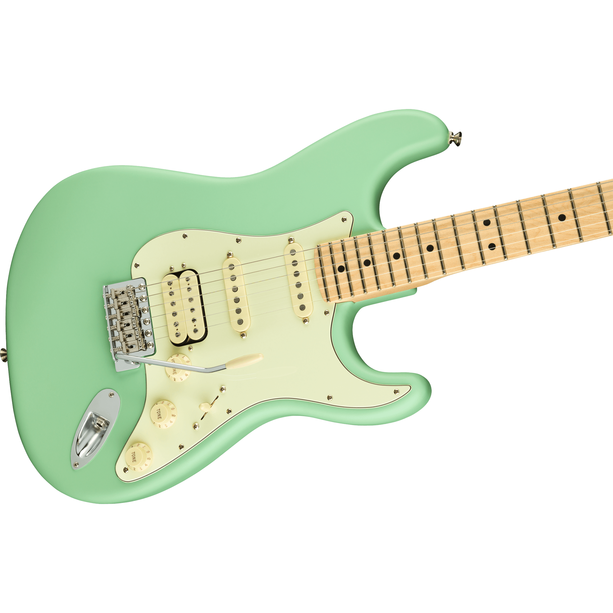  FENDER AMERICAN PERFORMER STRAT HSS MAPLE SATIN SURF GREEN #0114922357