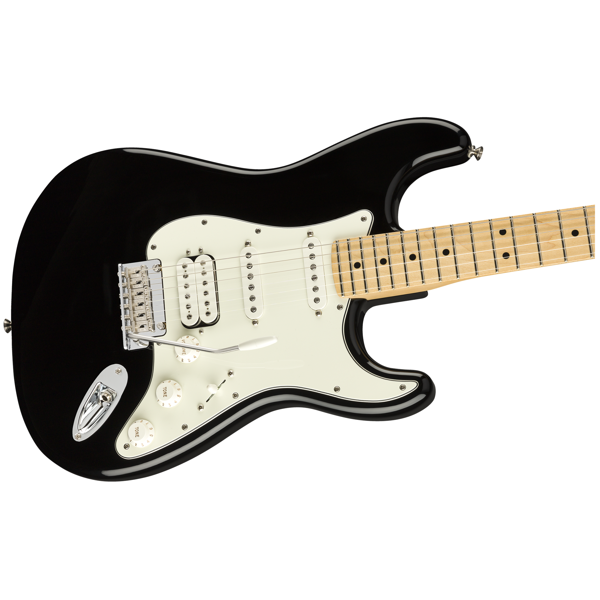  FENDER PLAYER STRAT MAPLE HSS BLACK #0144522506