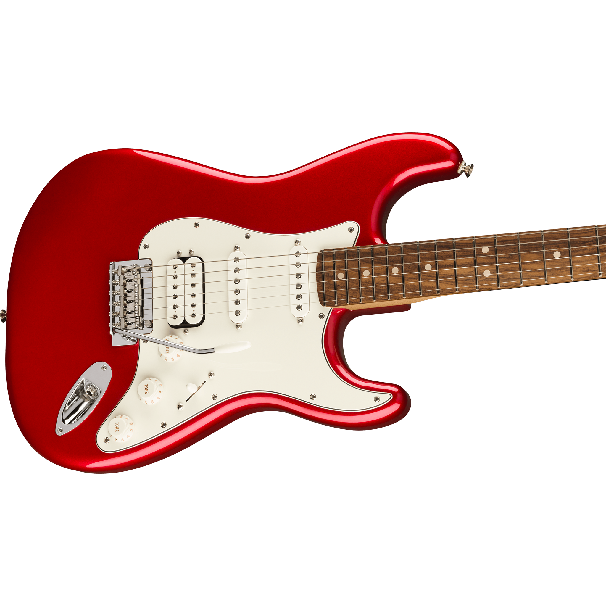  FENDER PLAYER STRAT HSS PAU FERRO CANDY APPLE RED #0144523509