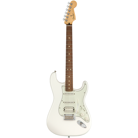  FENDER PLAYER STRAT HSS PAU FERRO POLAR WHITE #0144523515 