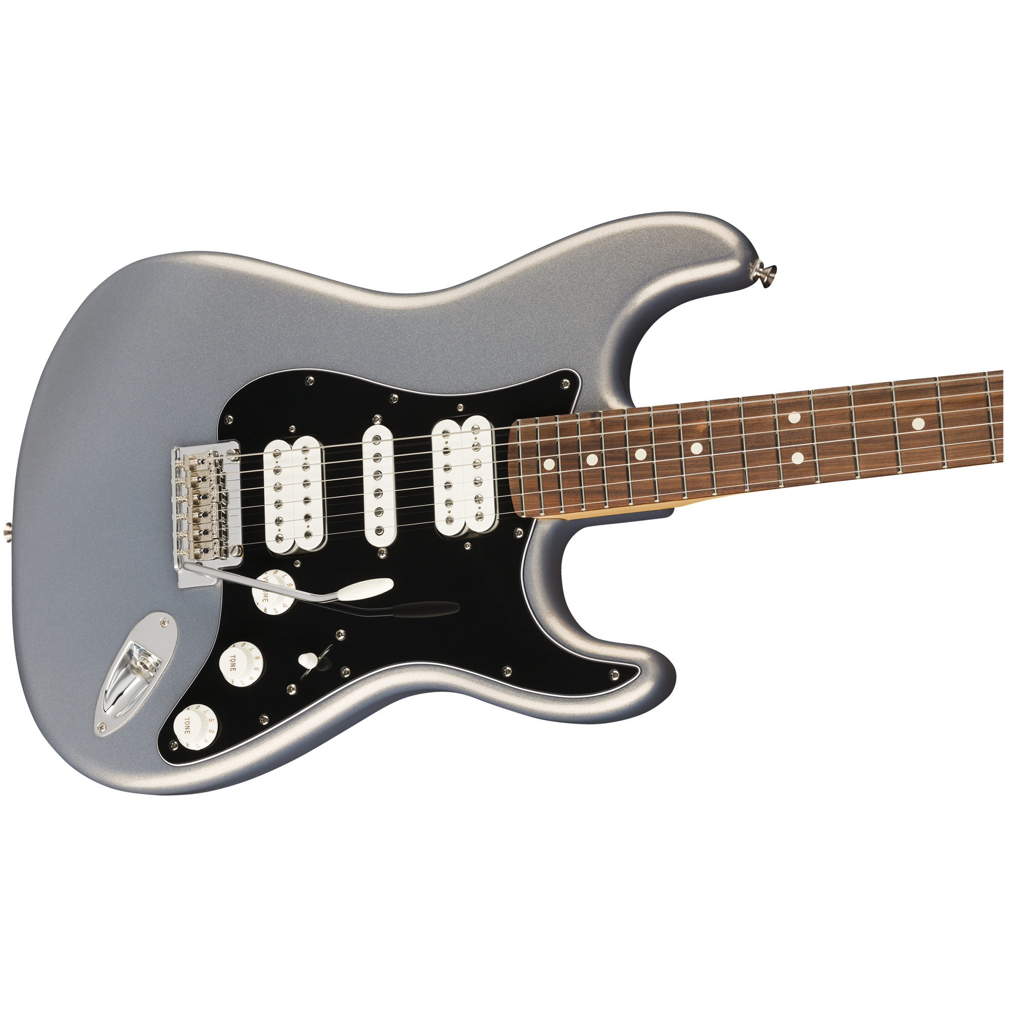  FENDER PLAYER STRAT HSH PAU FERRO SILVER #0144533581