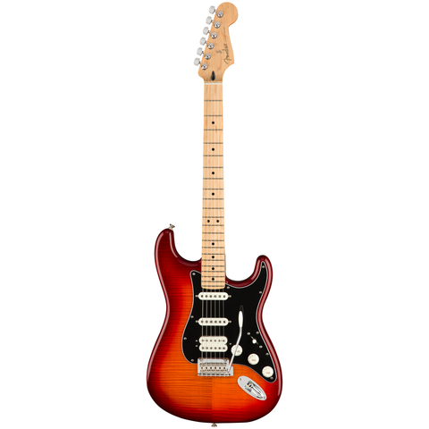  FENDER PLAYER PLUSTOP STRAT HSS MAPLE AGED CHERRY BURST #0144562531 