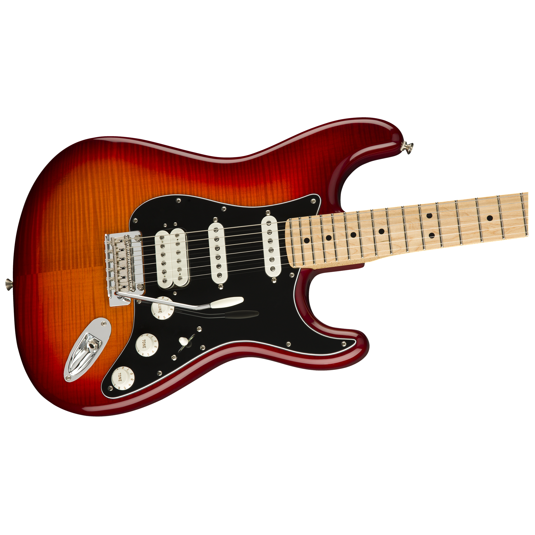  FENDER PLAYER PLUSTOP STRAT HSS MAPLE AGED CHERRY BURST #0144562531