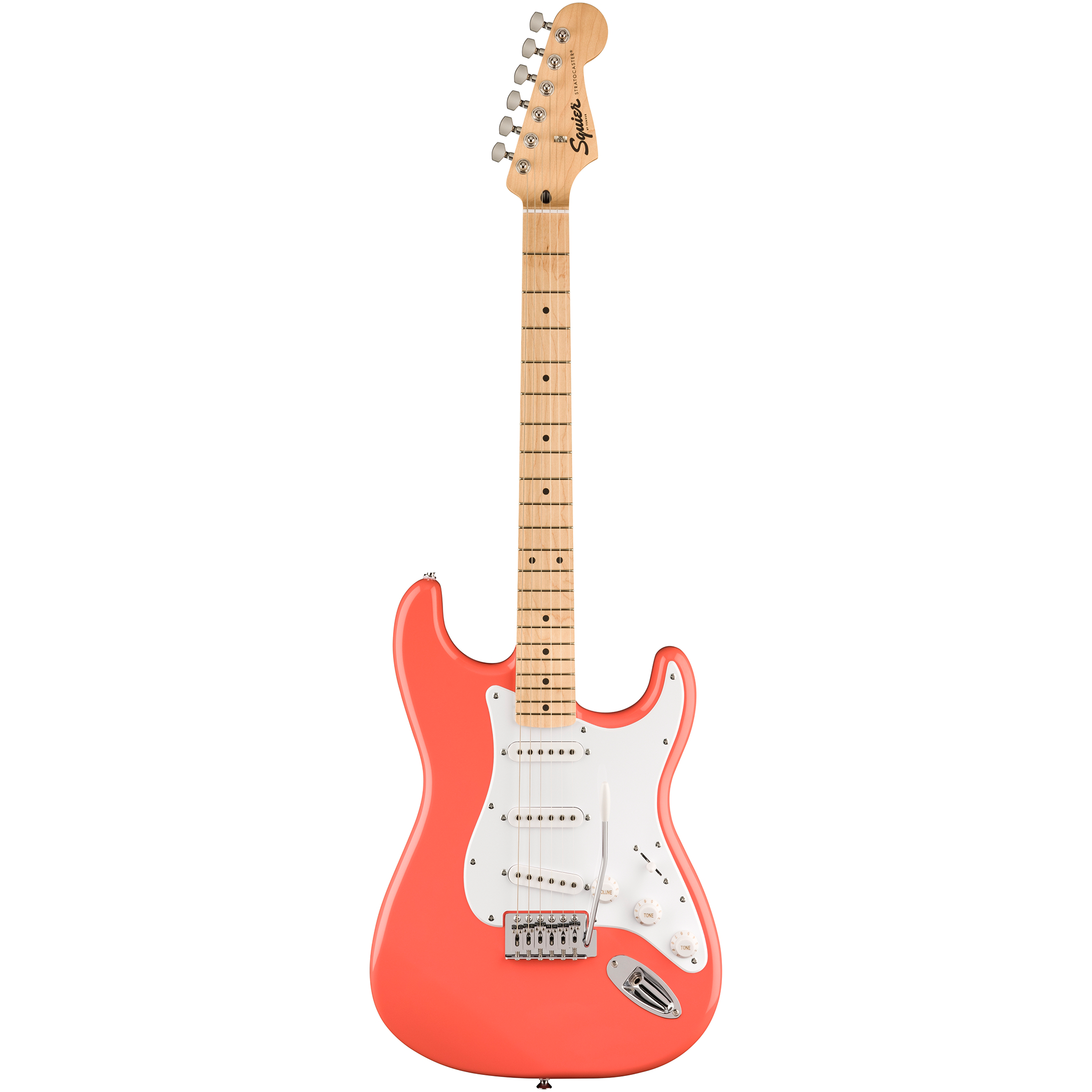  SQUIER FSR SONIC STRAT MAPLE TAHITIAN CORAL #0373152511