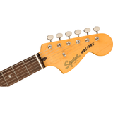  SQUIER FSR CLASSIC VIBE ‘60s COMPETITION MUSTANG LAUREL LAKE PLACID BLUE WITH OLYMPIC WHITE STRIPE #0374079502 
