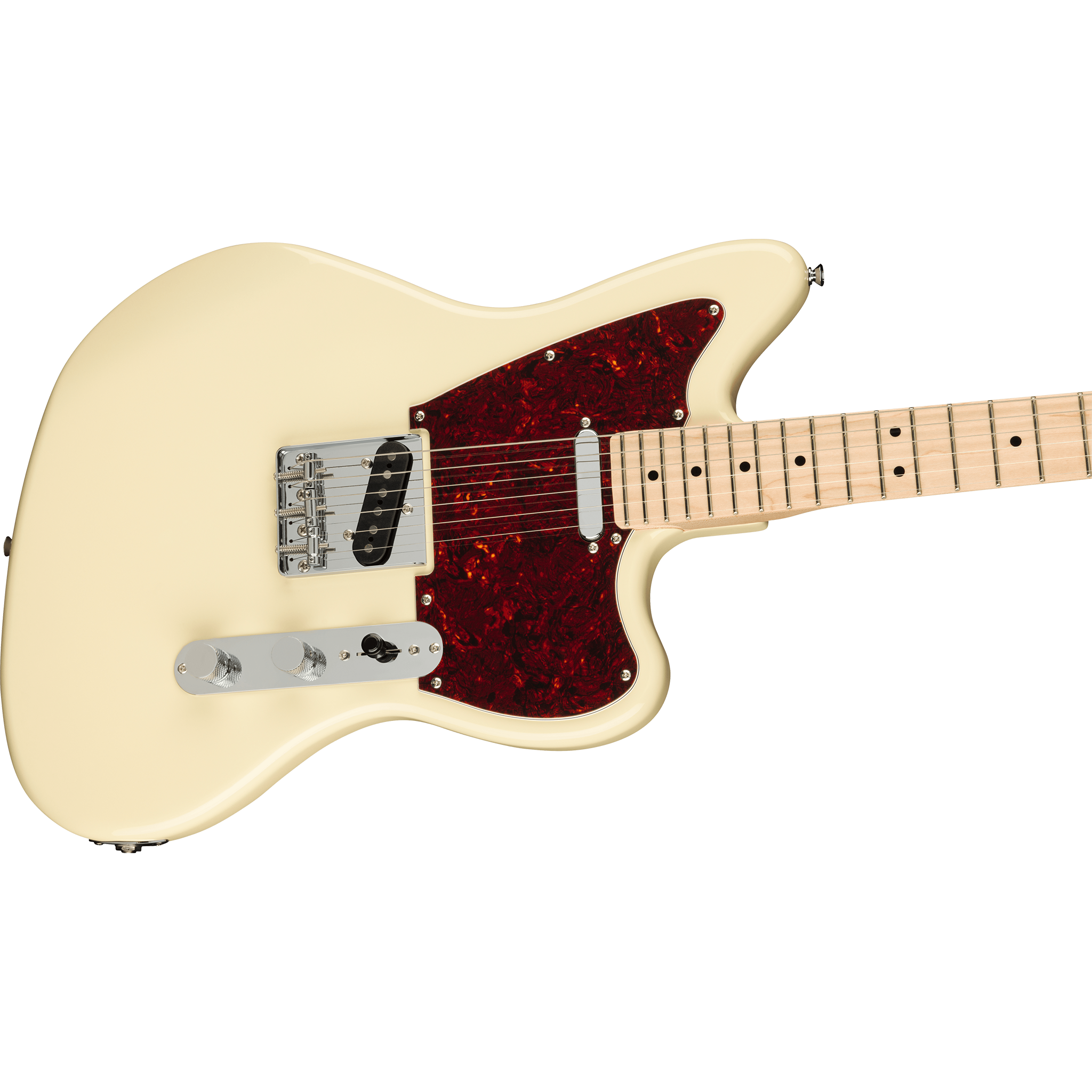  SQUIER PARANORMAL OFFSET TELECASTER MAPLE OLYMPIC WHITE #0377005505