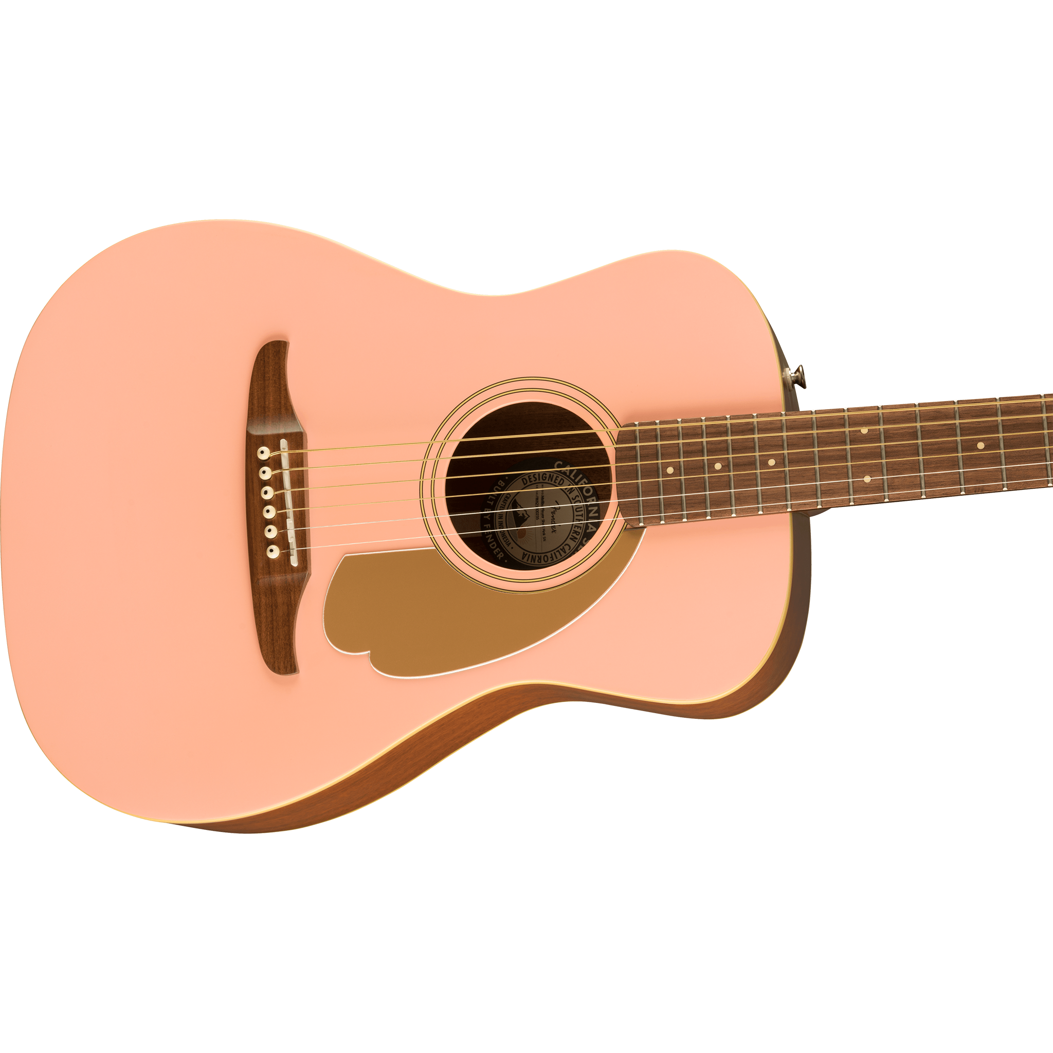  FENDER ACOUSTIC LIMITED EDITION MALIBU PLAYER SHELL PINK #0970722056