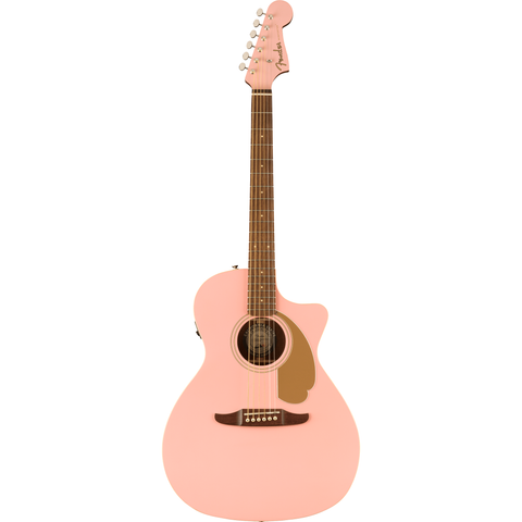  FENDER ACOUSTIC LIMITED EDITION NEWPORTER PLAYER SHELL PINK #0970743056 