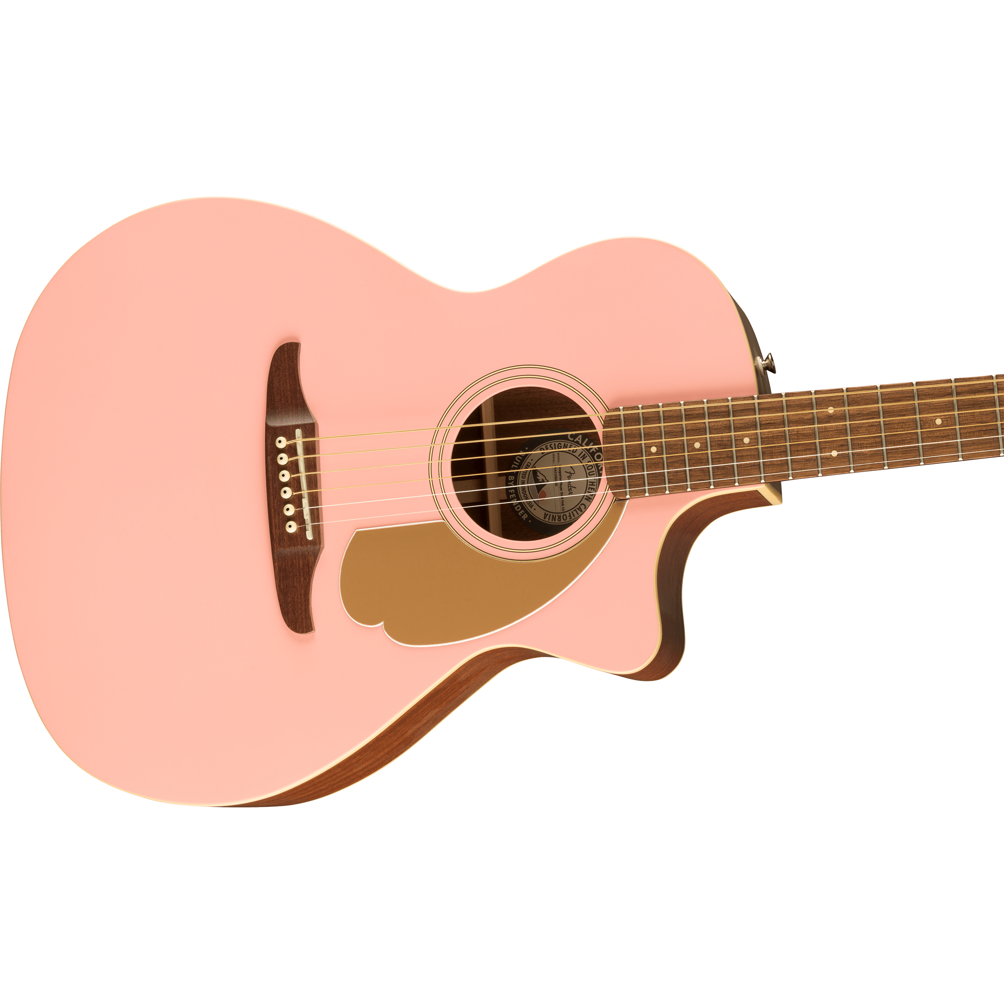  FENDER ACOUSTIC LIMITED EDITION NEWPORTER PLAYER SHELL PINK #0970743056