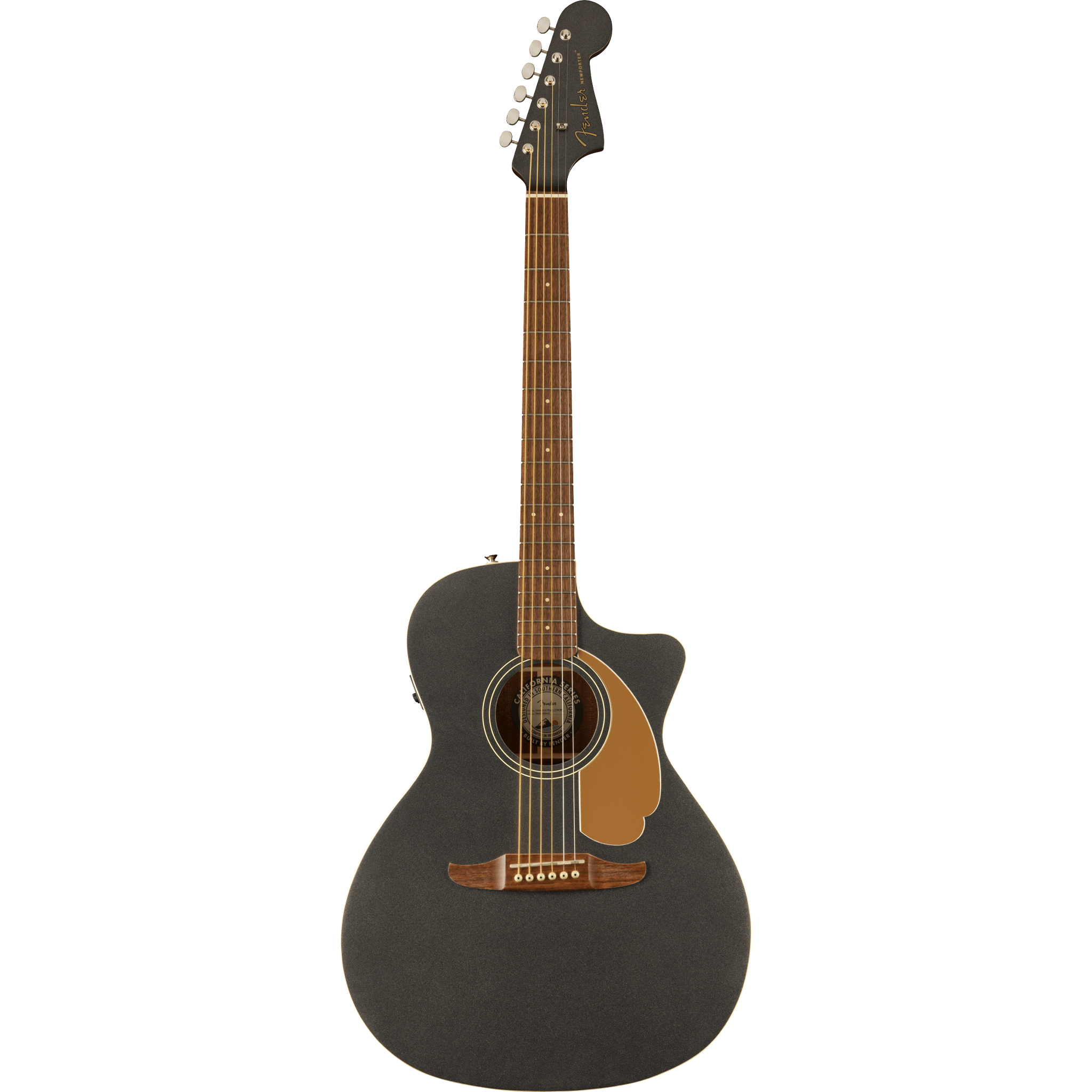  FENDER ACOUSTIC LIMITED EDITION NEWPORTER PLAYER CHARCOAL FROST METALLIC #0970743069