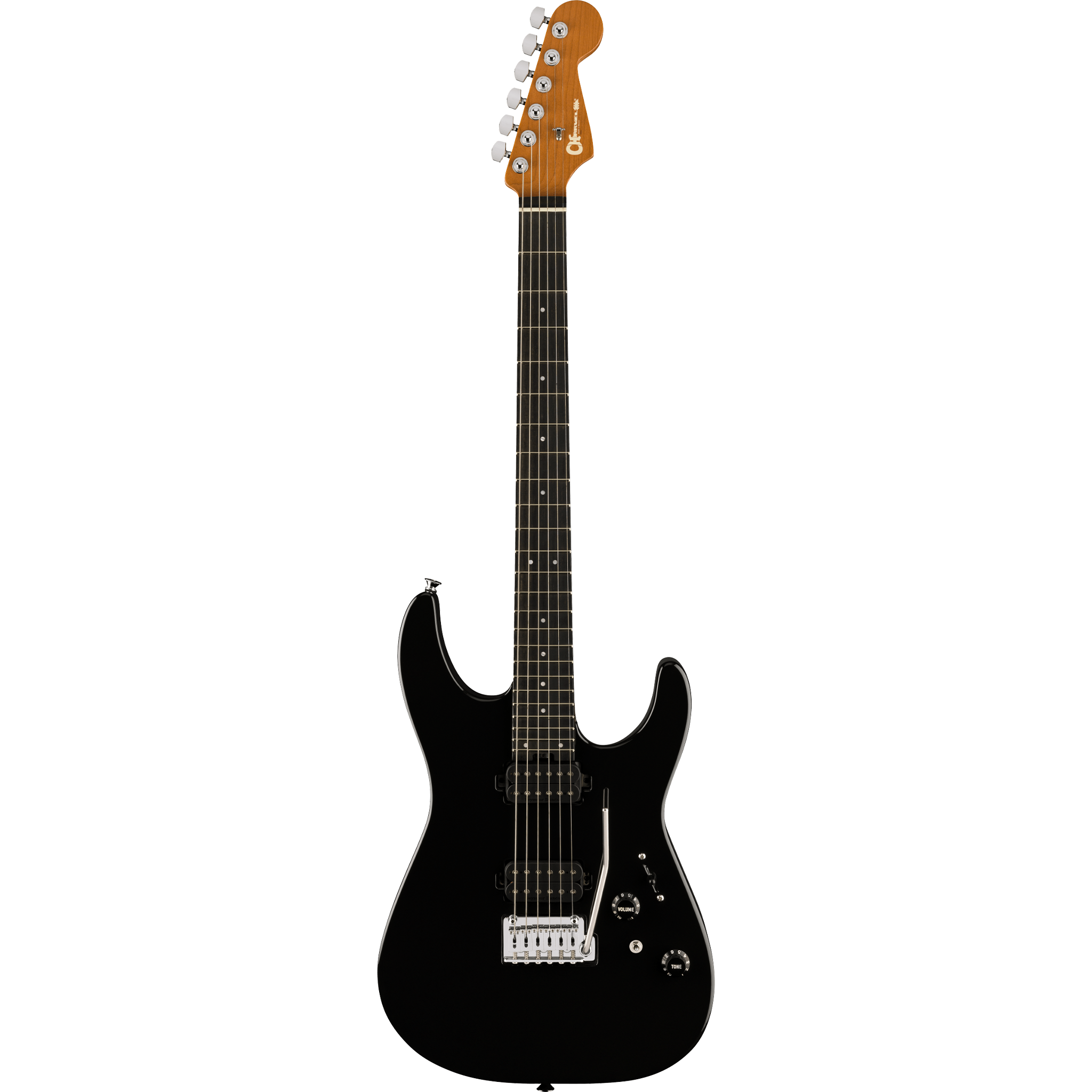  CHARVEL PRO-MOD DK24 HH 2PT EBONY BLACK #2962411303