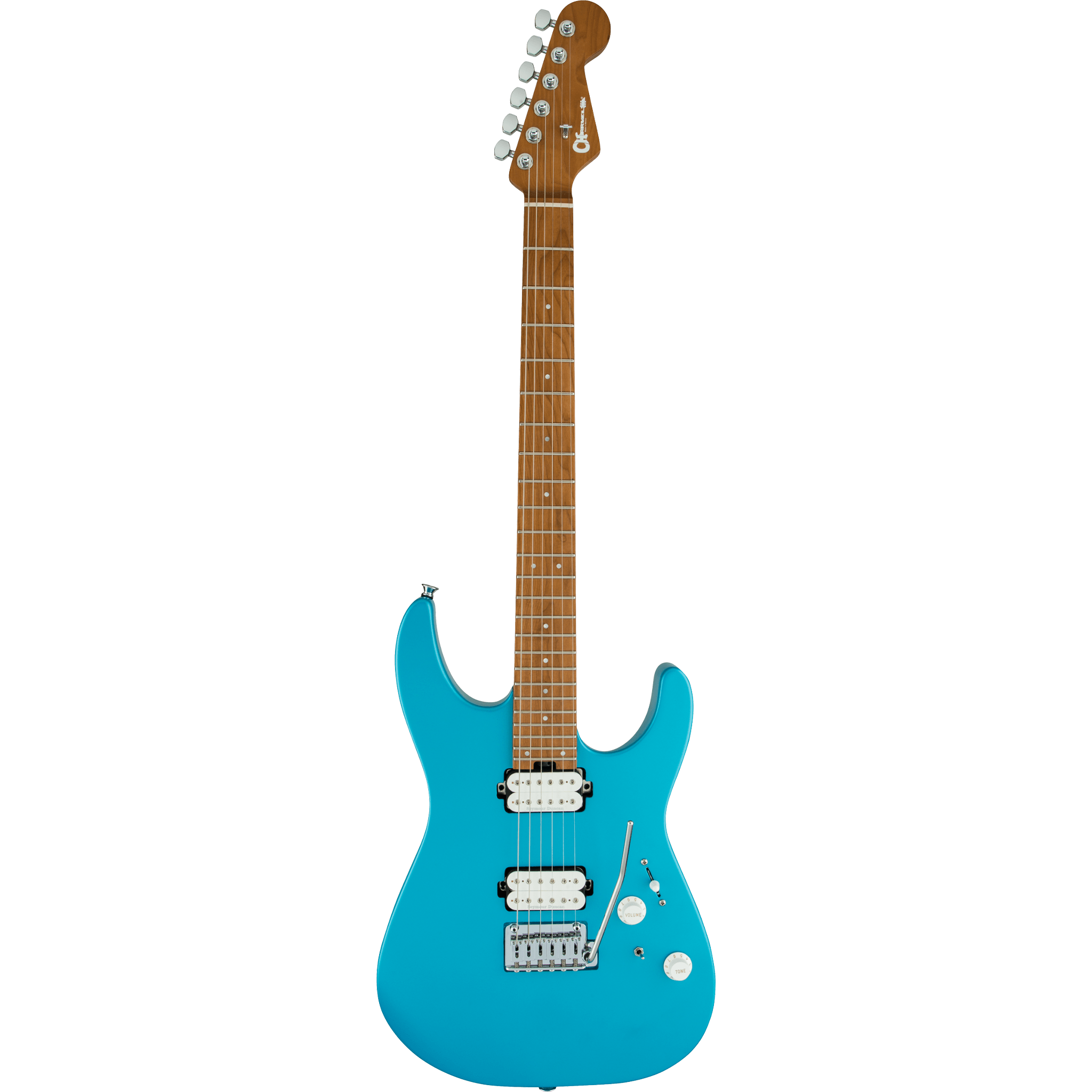  CHARVEL PRO-MOD DK24 HH CARAMELIZED MAPLE MATTE BLUE FROST #2969411534