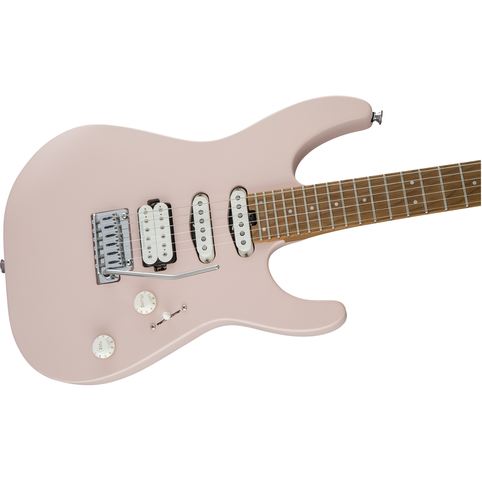  CHARVEL PRO-MOD DK24 HSS CARAMELIZED MAPLE SATIN SHELL PINK #2969433519