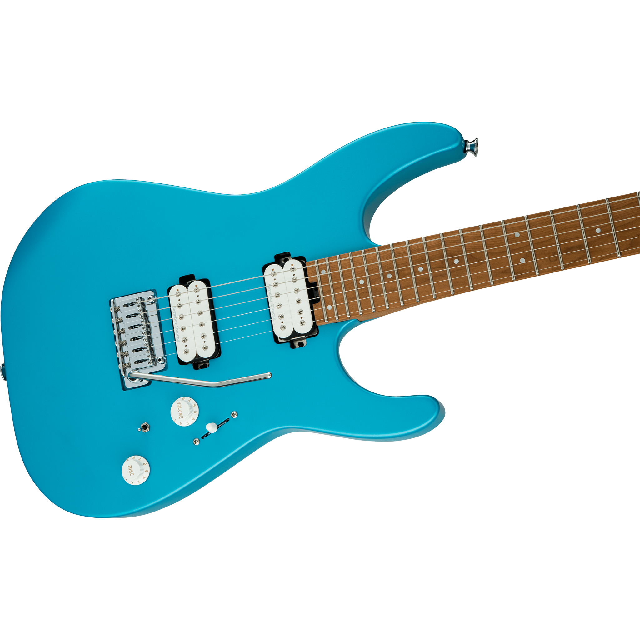  CHARVEL PRO-MOD DK24 HH CARAMELIZED MAPLE MATTE BLUE FROST #2969411534