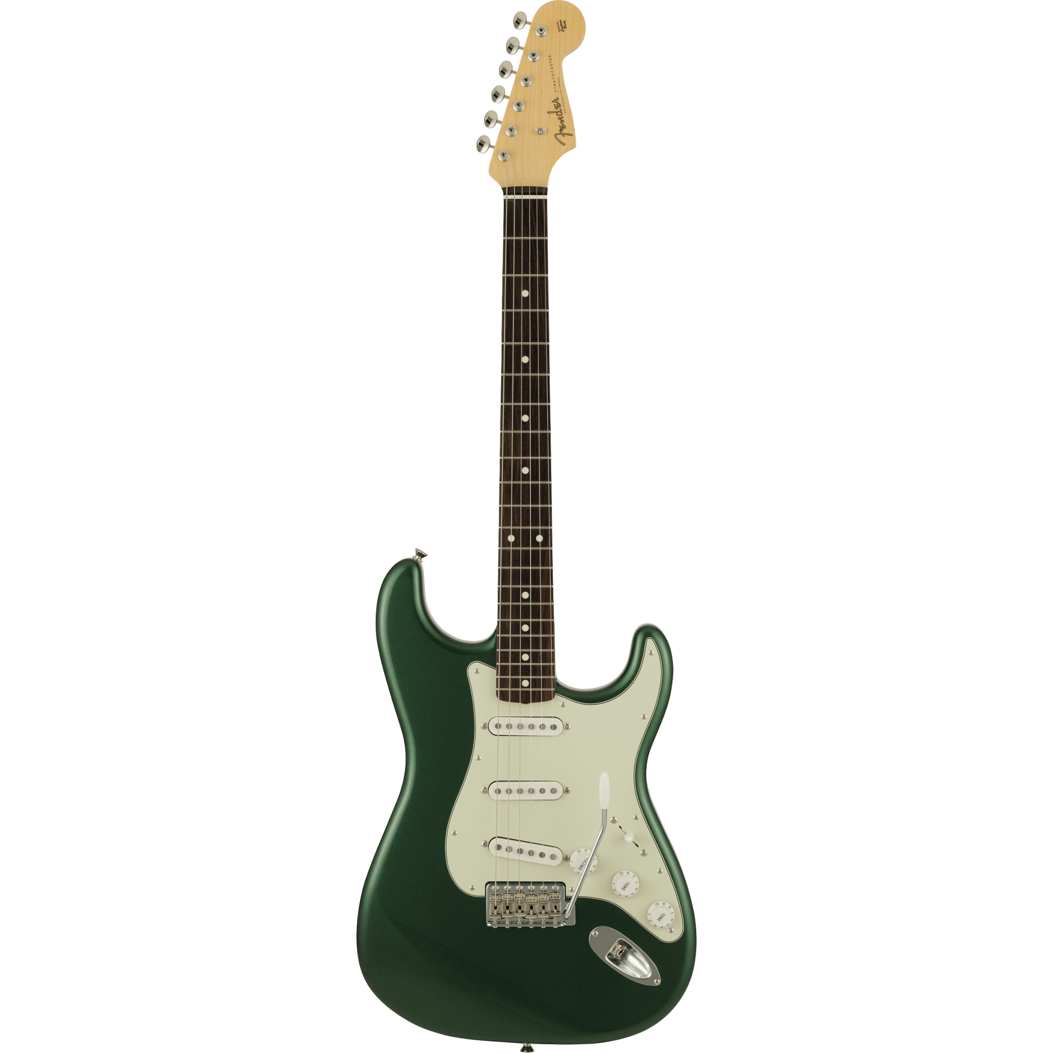  FENDER 2023 COLLECTION MIJ TRADITIONAL '60S STRAT ROSEWOOD AGED SHERWOOD GREEN METALLIC #5361200346