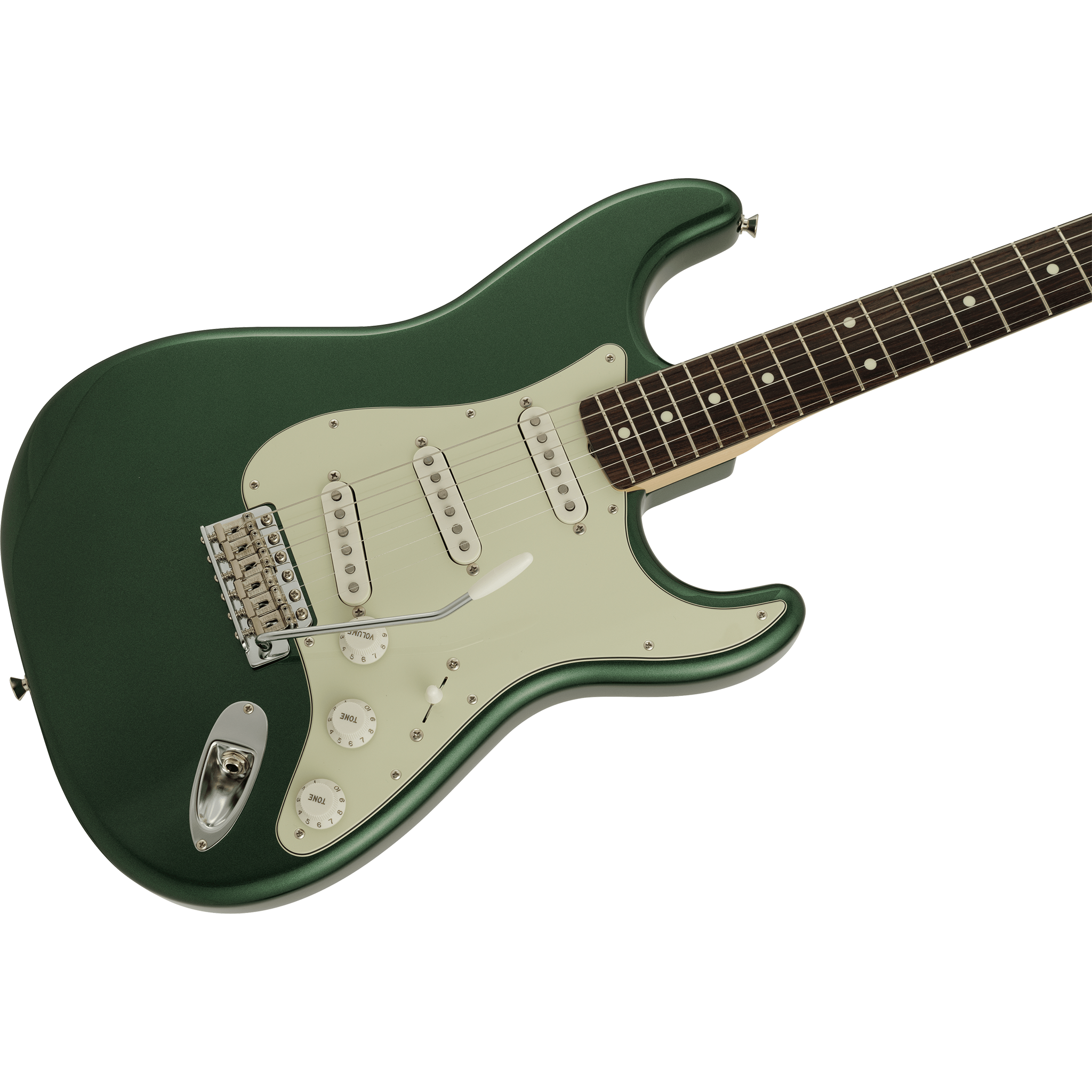  FENDER 2023 COLLECTION MIJ TRADITIONAL '60S STRAT ROSEWOOD AGED SHERWOOD GREEN METALLIC #5361200346