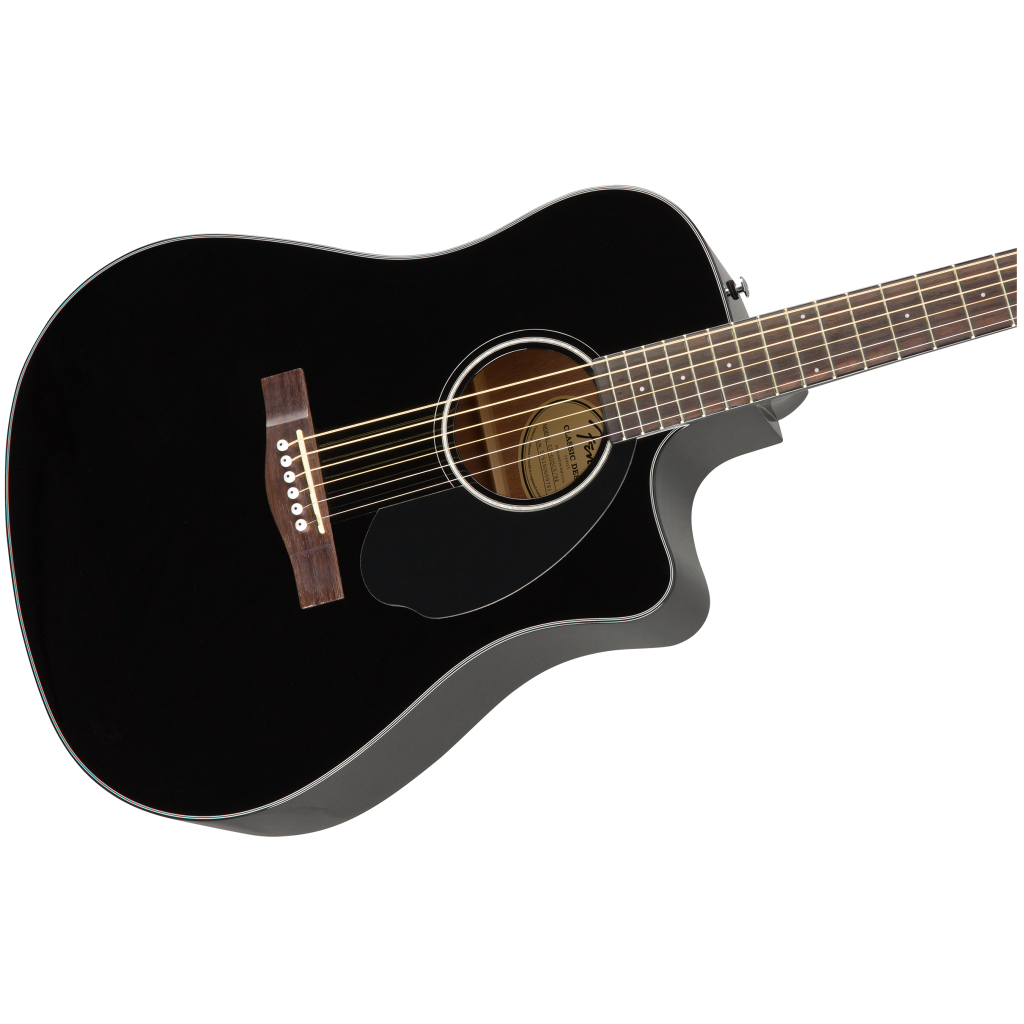  FENDER CD-60SCE BLACK #0970113006