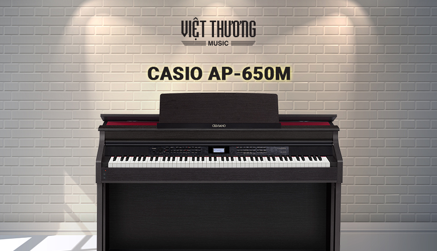 piano điện casio ap-650m mang đến âm thanh phong phú