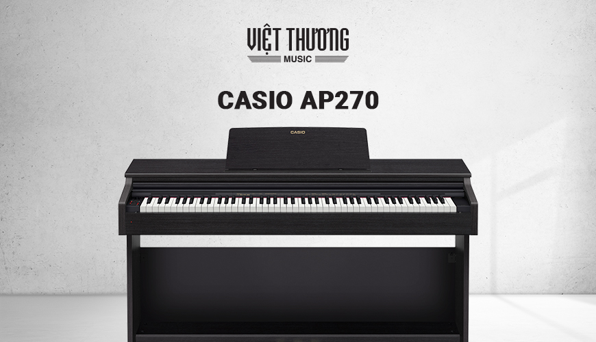 casio ap-270 có thiết kế sang trọng, đẹp mắt