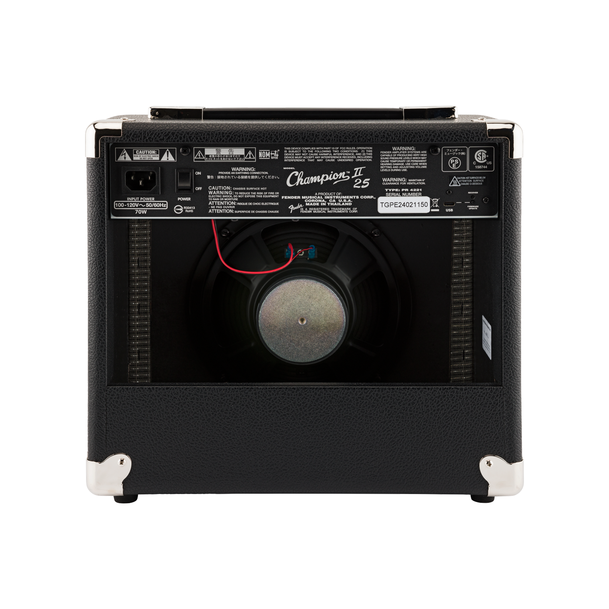  FENDER CHAMPION II 25 230V EUR #2330706900