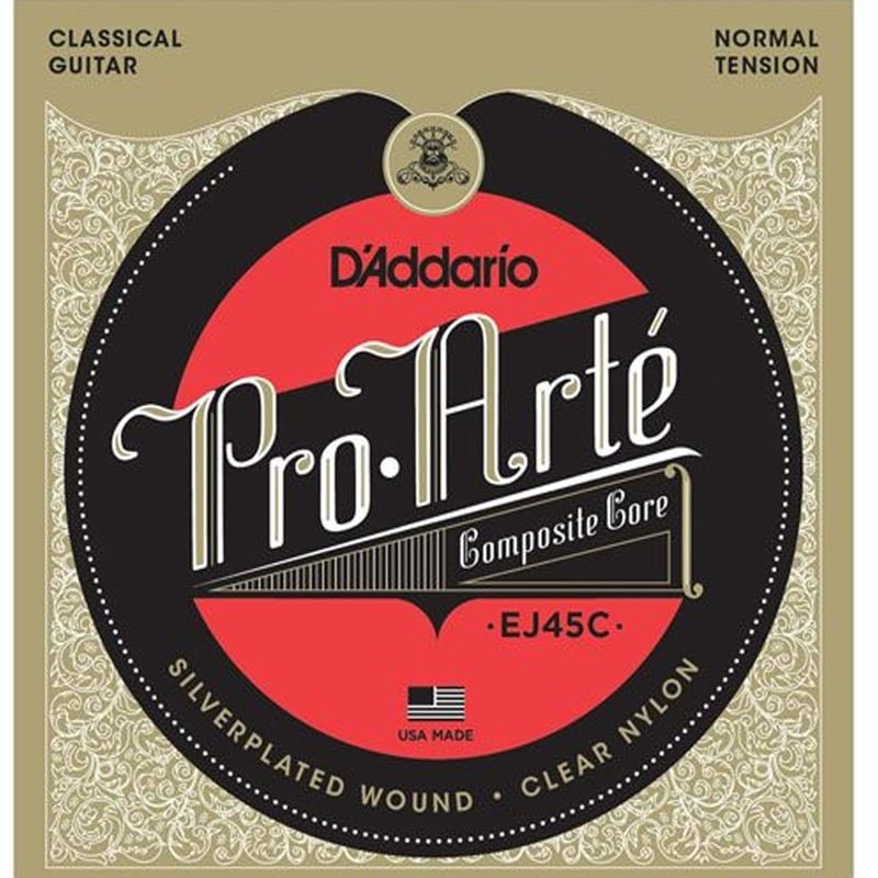  D'ADDARIO DÂY ĐÀN GUITAR NYLON ARTE COMP NORMAL TENS EJ45C 