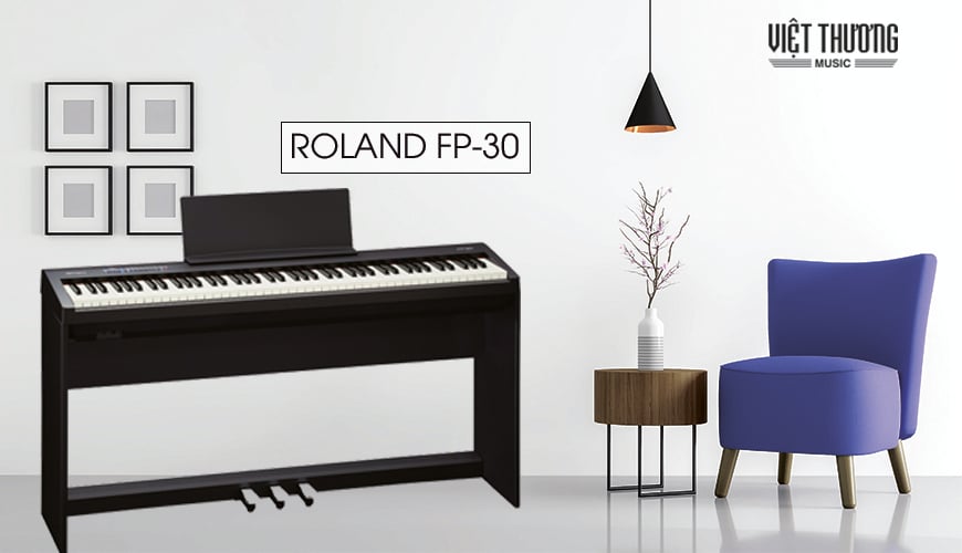 Roland FP-30 khiến người chơi xao xuyên bởi thiết kế linh hoạt, màu sắc hấp dẫn