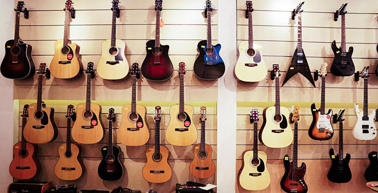 Cửa hàng bán đàn guitar tại các quận của Tp. Hồ Chí Minh