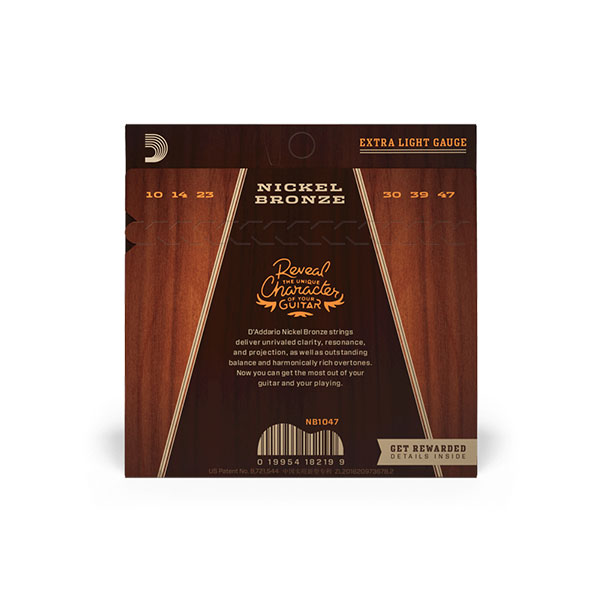  DADDARIO NB1047 BỘ DÂY ACOUSTIC NICKEL BRNZE X-LITE