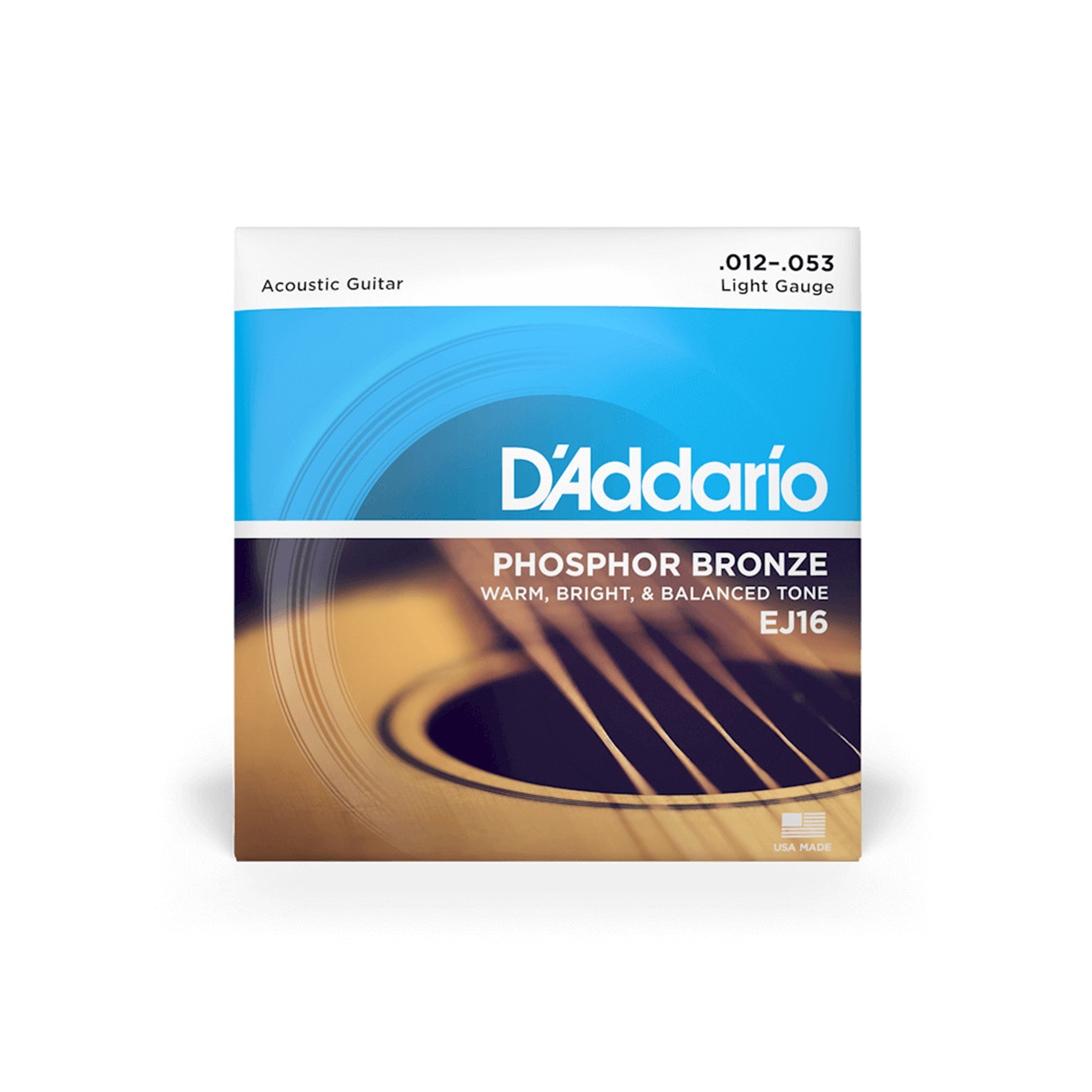  D'ADDARIO DÂY ĐÀN PHOSPHOR BRONZE ACOUSTIC 12-53 EJ16