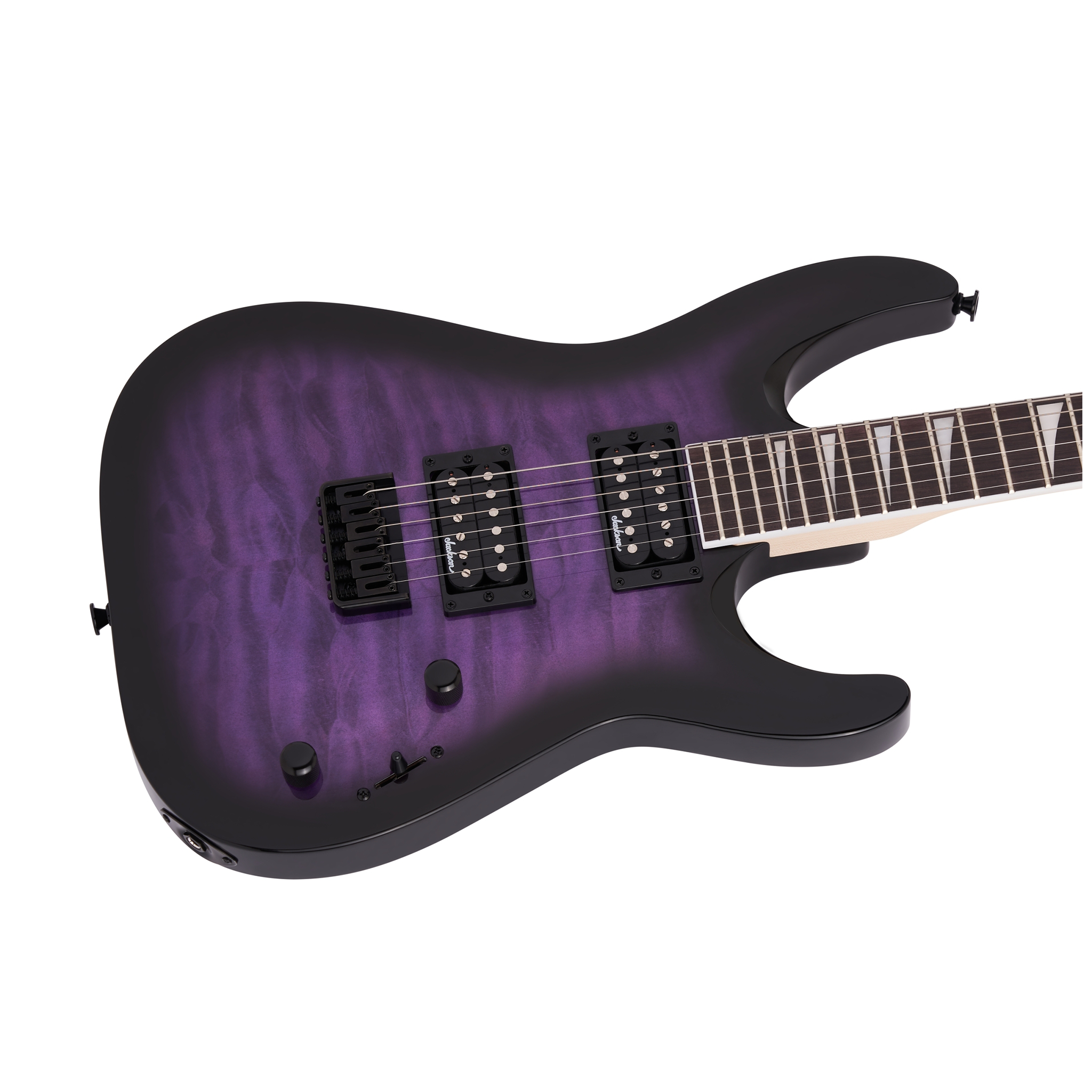  JACKSON JS32Q DINKY ARCH TOP AMARANTH HT TRANSPARENT PURPLE BURST #2918809592