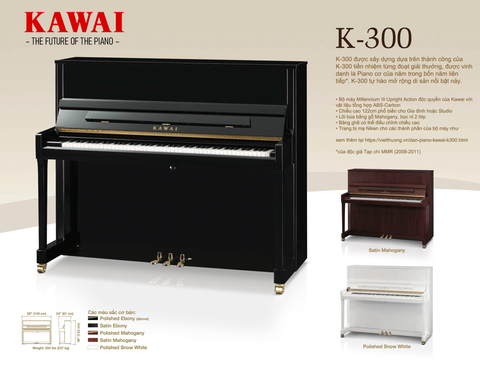  Đàn piano KAWAI K-300 M/PEP 