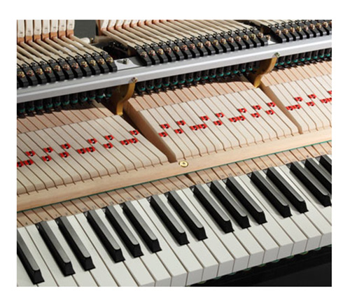 Phím đàn Kawai GX-1 được làm bằng gỗ vân sam