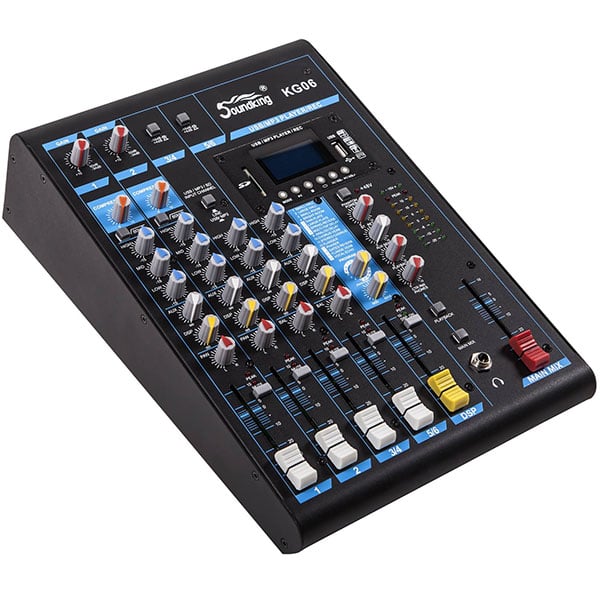  SOUNDKING KG06 Bàn trộn analogue 6 kênh có effects