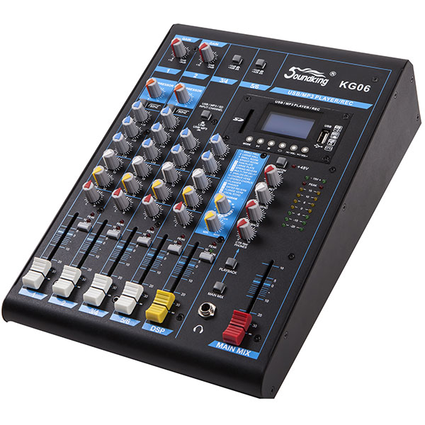  SOUNDKING KG06 Bàn trộn analogue 6 kênh có effects