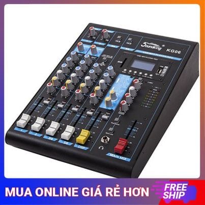  SOUNDKING KG06 Bàn trộn analogue 6 kênh có effects 