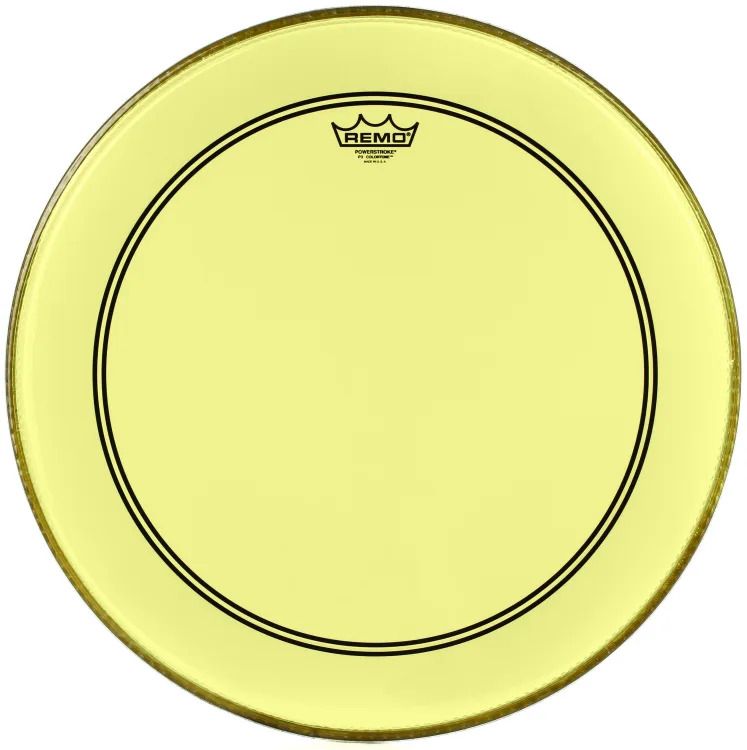  REMO MẶT BASS, MÀU VÀNG COLORTONE™, 20" P3-1320-CT-YE 