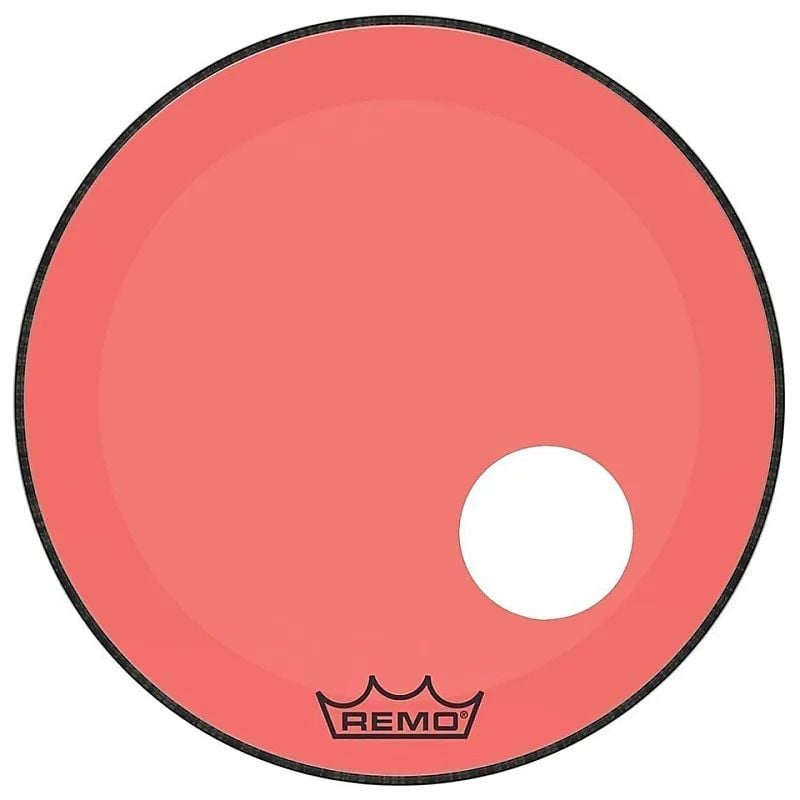 REMO MẶT BASS CÓ LỖ, COLORTONE™, 22" P3-1322-CT-RDOH 
