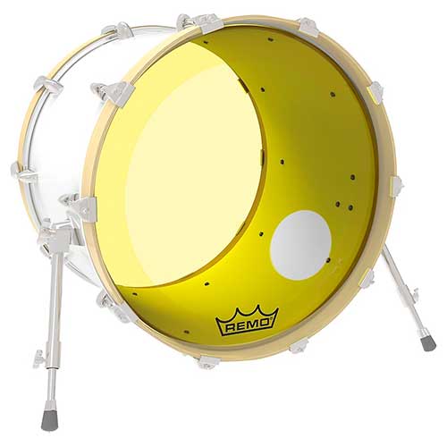  REMO MẶT BASS CÓ LỖ, COLORTONE™, 22
