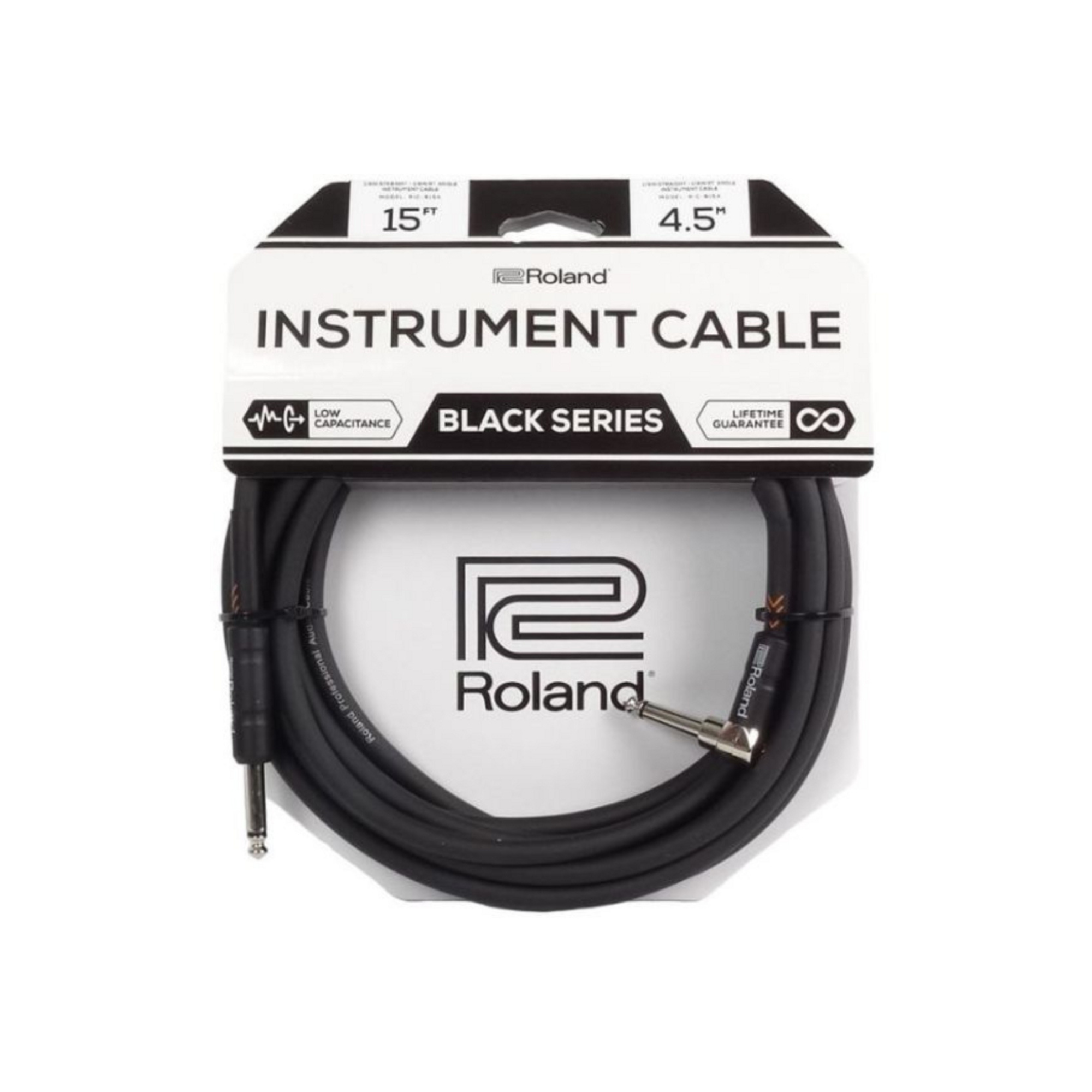  Roland Dây tín hiệu cho nhạc cụ hai đầu giắc RIC-B15A 4,5m 