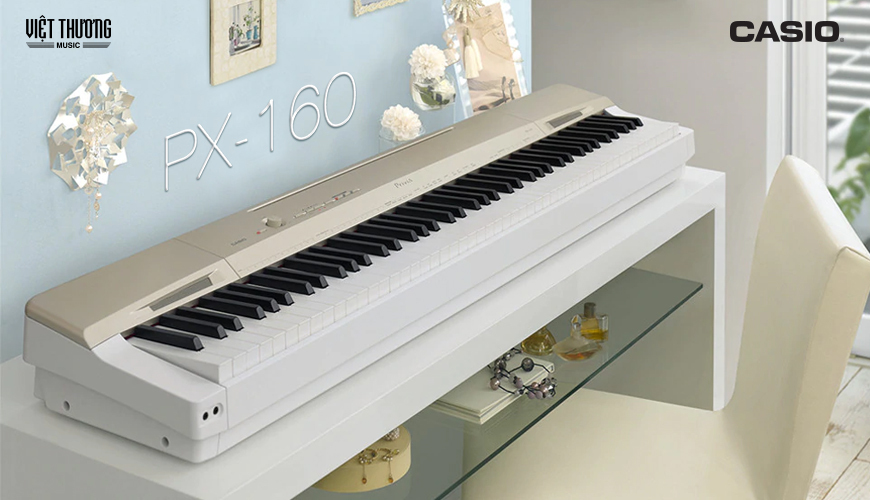Casio PX-160 có thiết kế thời trang, hiện đại