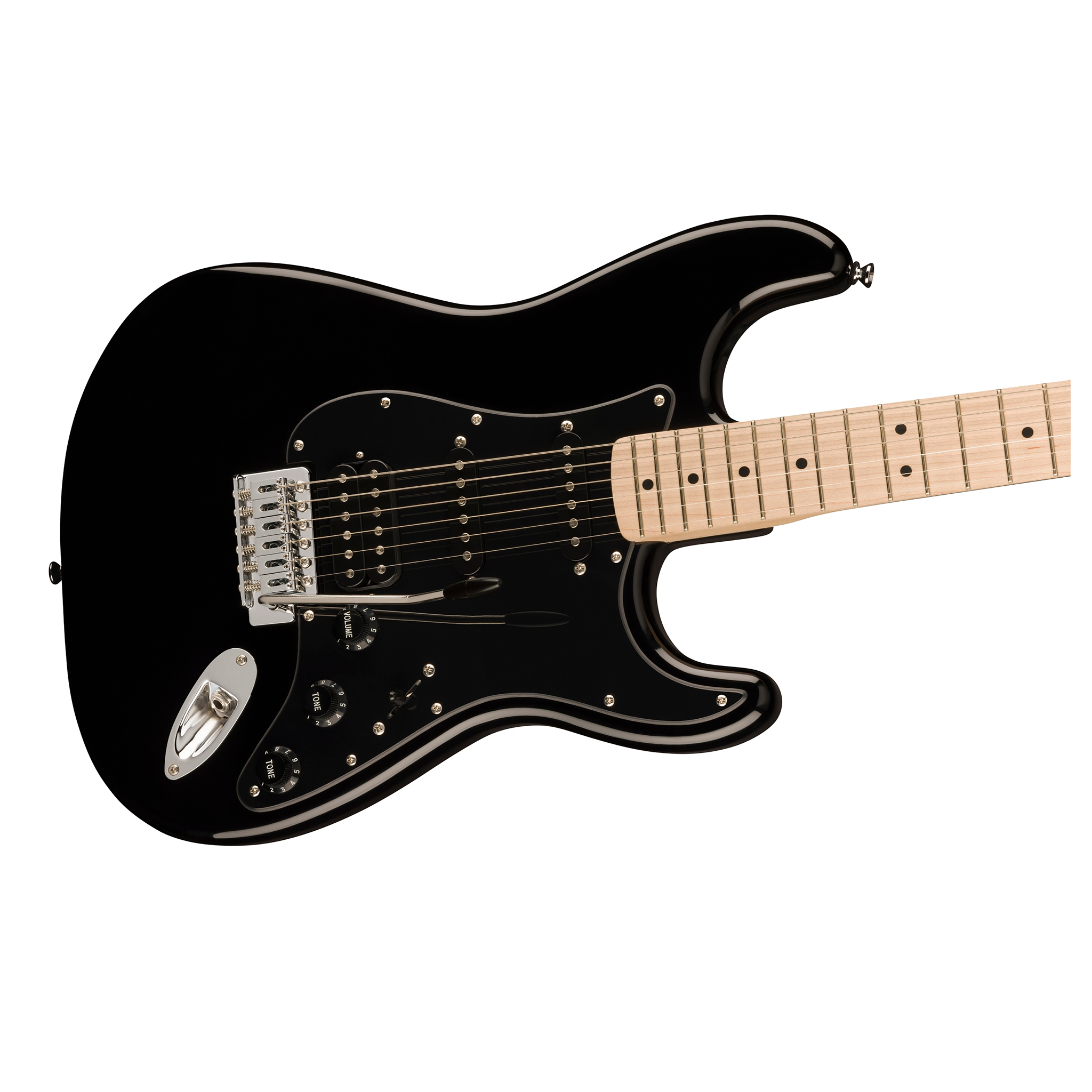  SQUIER SONIC STRAT HSS MAPLE BLACK #0373203506