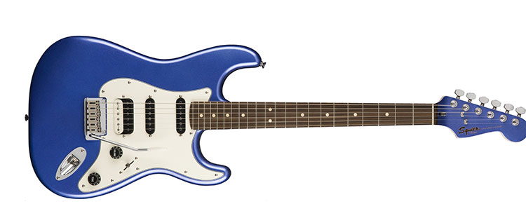 Squier Cont Strat HSS RW âm thanh chuyên nghiệp