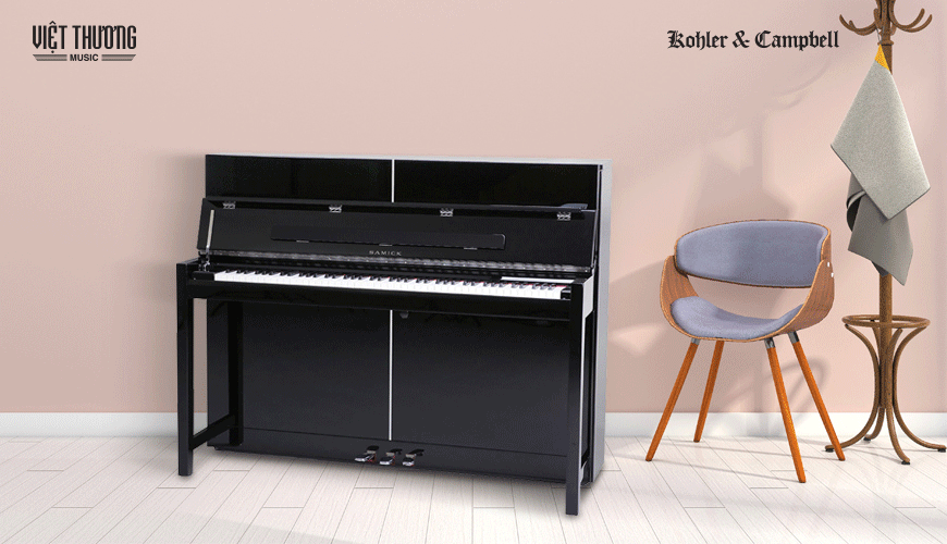 Kohler & Campbell KC-115EB thích hợp cho người mới học, giải trí gia đình