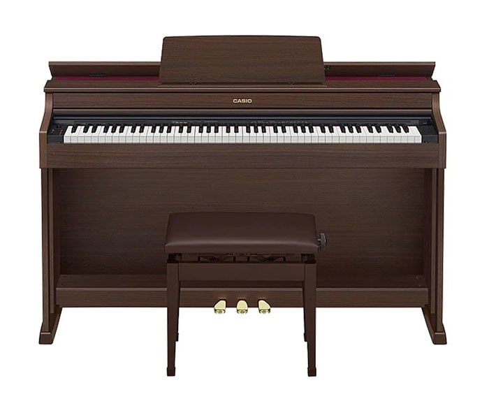 Casio AP-470 màu nâu giá 28.800.000 VNĐ giảm còn 27.360.000 VNĐ